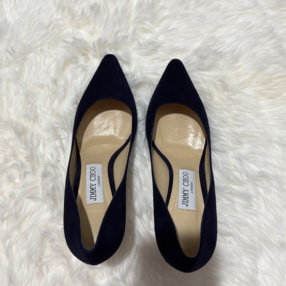New Jimmy Choo Romy 85 suede pump size 37EU - Picture 6 of 12